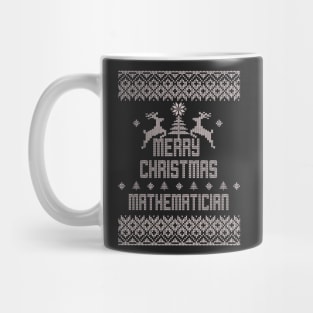 Merry Christmas MATHEMATICIAN Mug